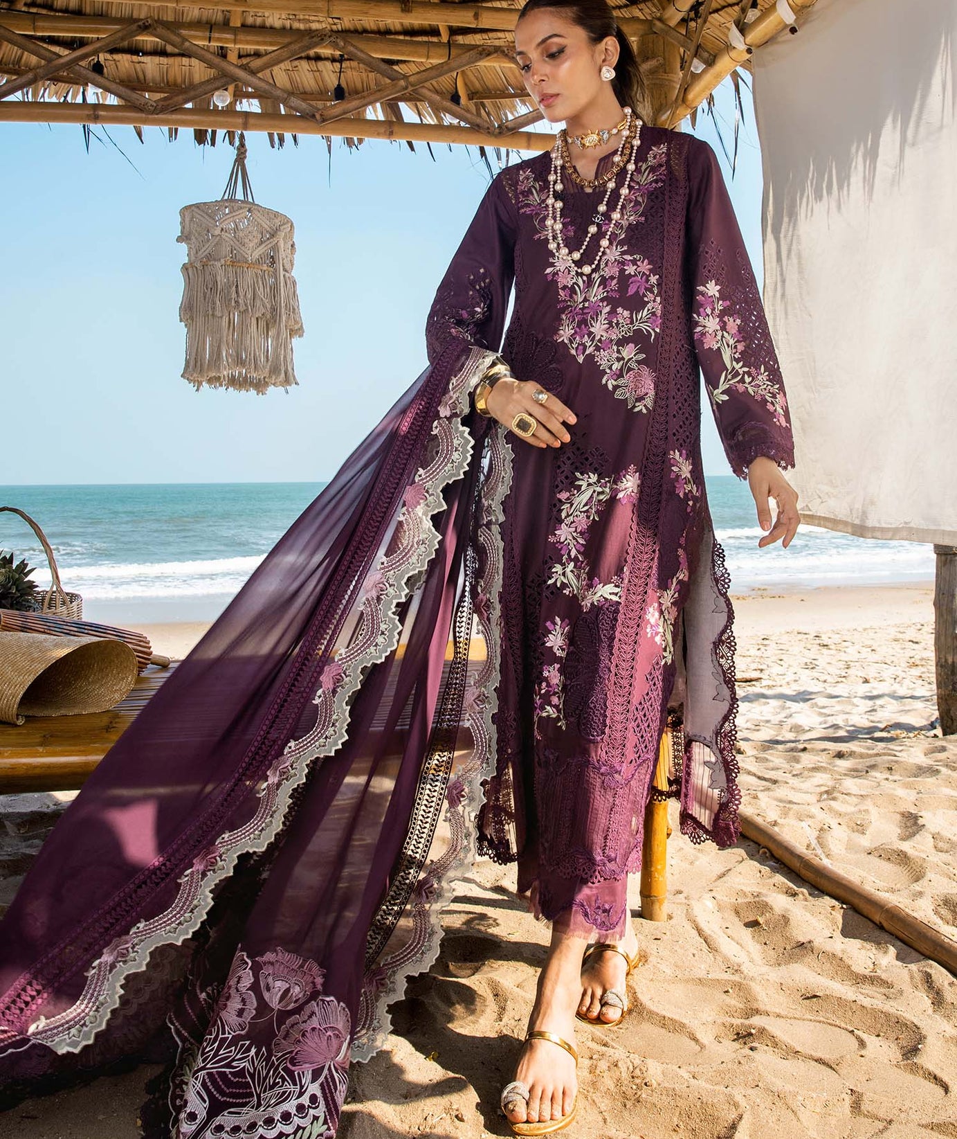 Saira*Shakira Lawn'25 DAHLIA-B