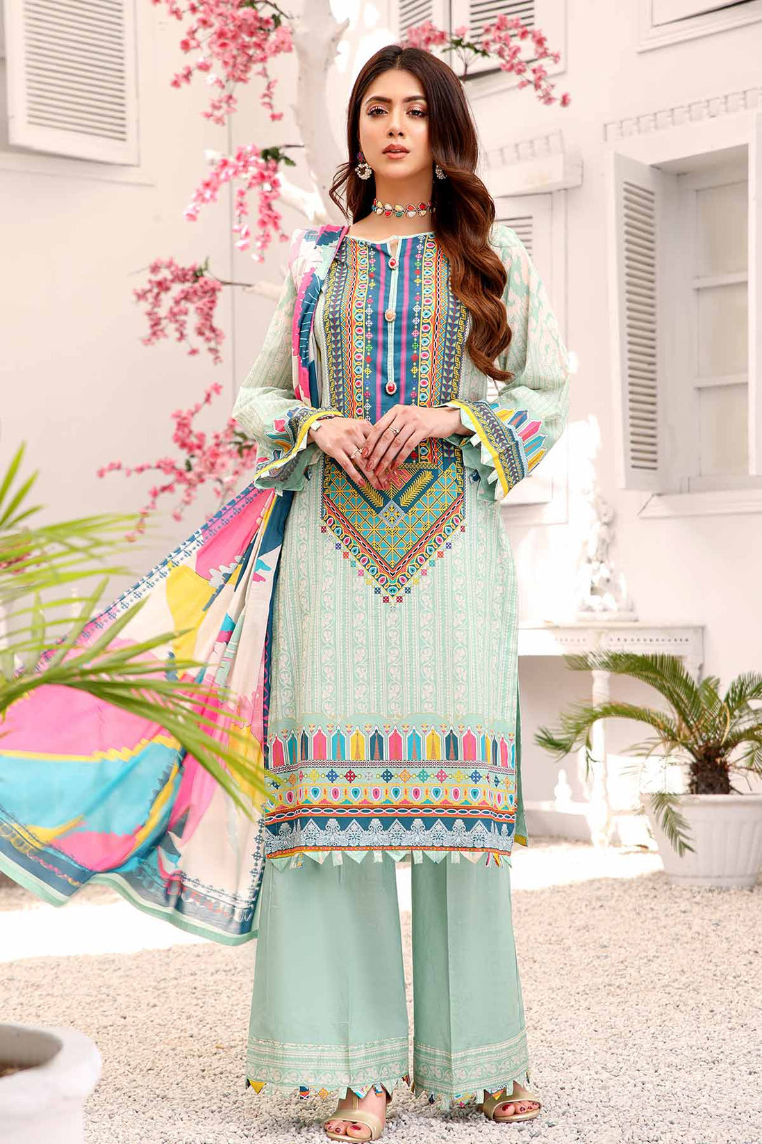 Peridot Rangoli Lawn'22 PR#212-A