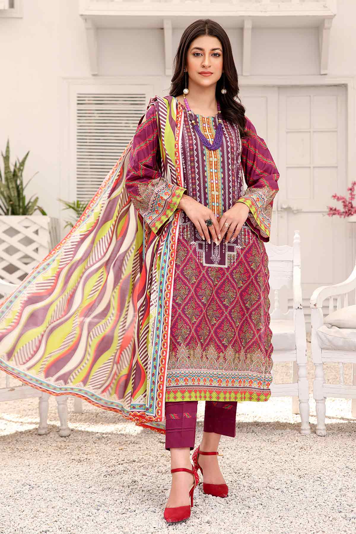 Peridot Rangoli Lawn'22 PR#214-A