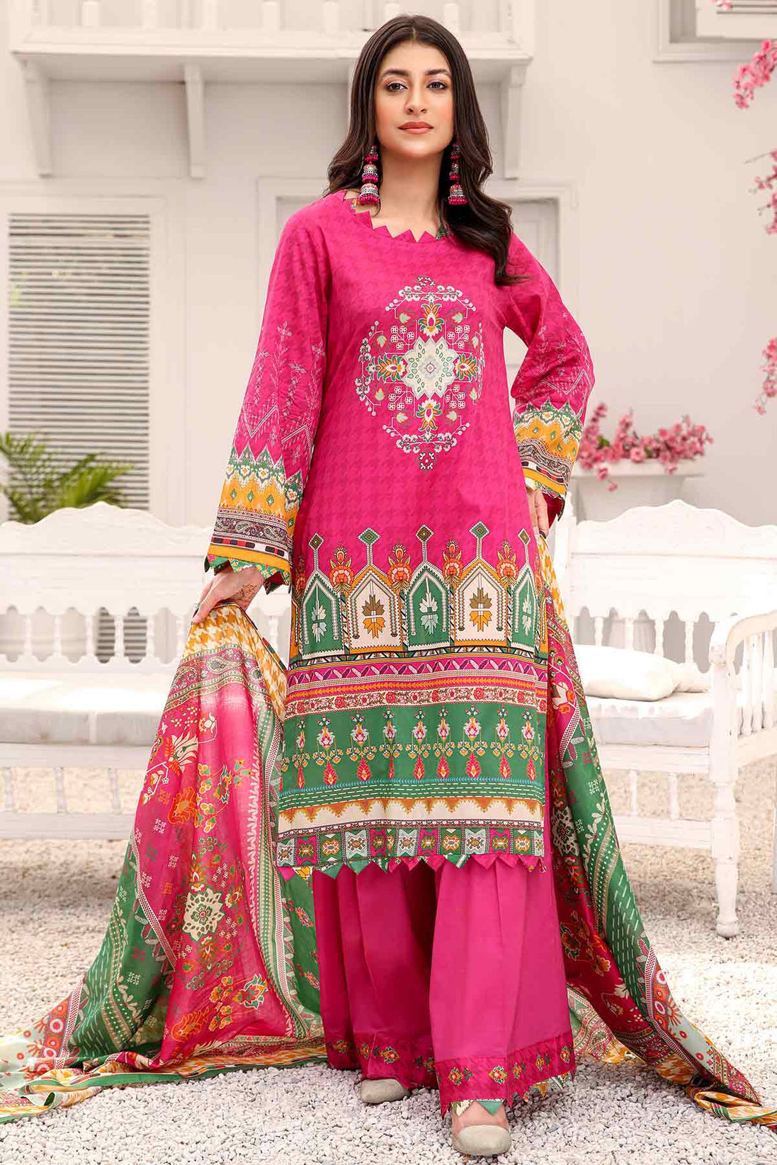 Peridot Rangoli Lawn'22 PR#217-A