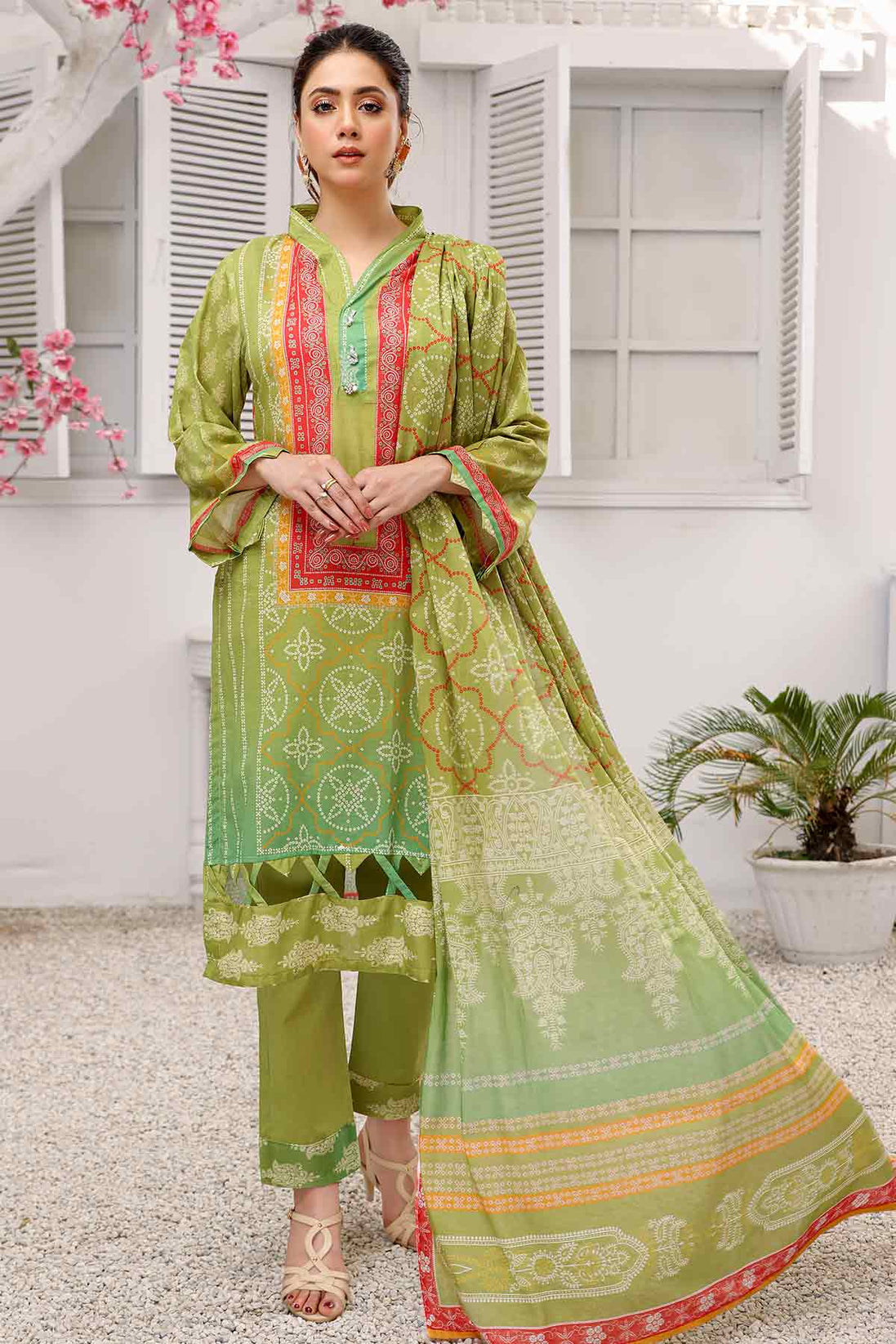 Peridot Rangoli Lawn'22 PR#218-A