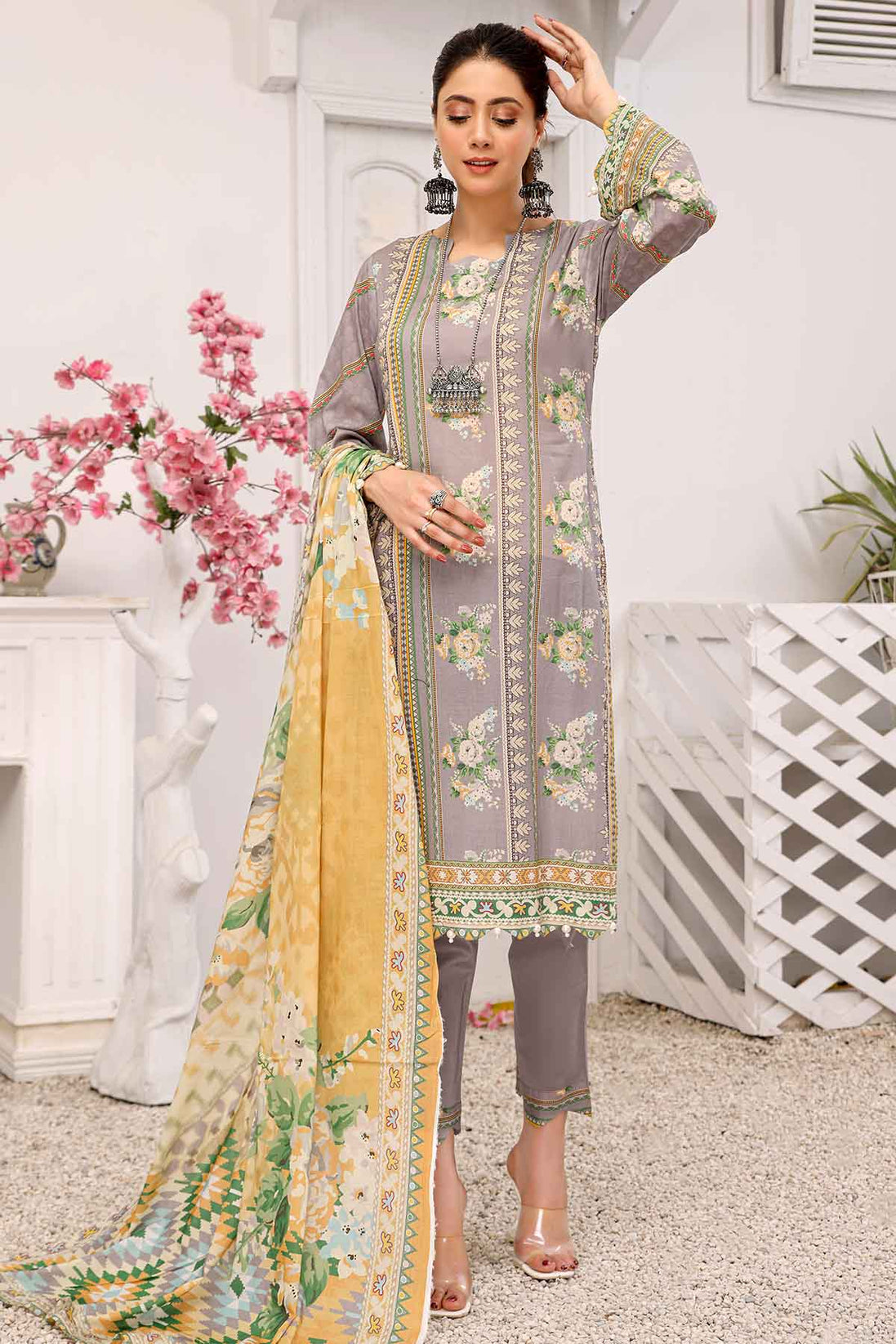 Peridot Rangoli Lawn'22 PR#220-B