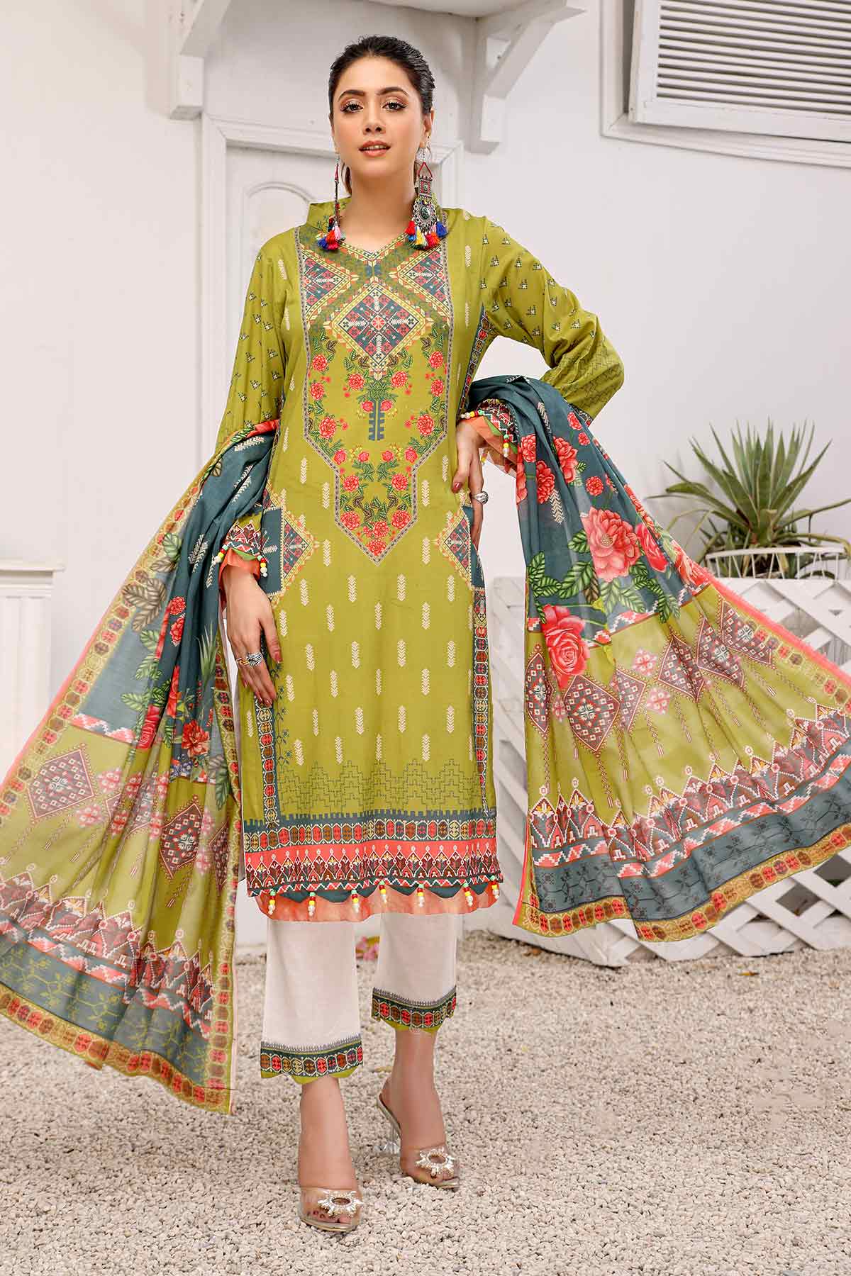 Peridot Rangoli Lawn'22 PR#211-A