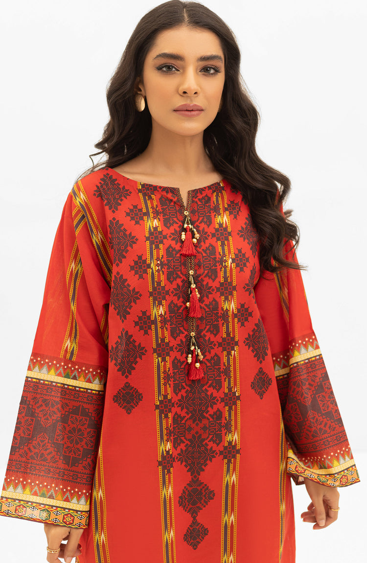 Orient Hayal Lawn Shirt`22 HCS#027 Red