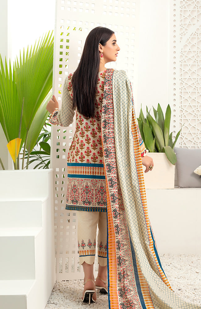 Al Zohaib Monsoon Lawn'22 D#7051 Lemon