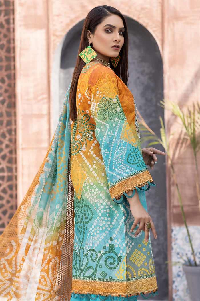 Zebaish Chunri Emb Lawn`22 D#09