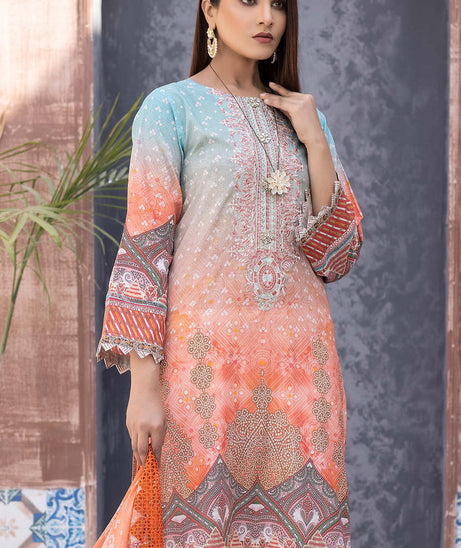 Zebaish Chunri Emb Lawn`22 D#07