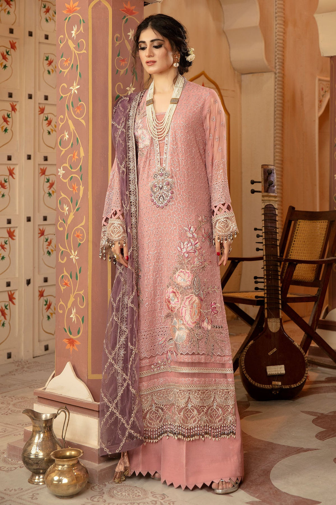 Adan`s Libas Raviah Emb Chiffon`22 D#06