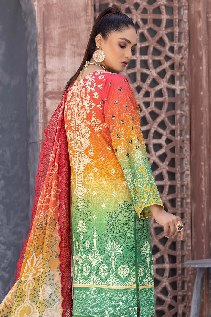 Zebaish Chunri Emb Lawn`22 D#01