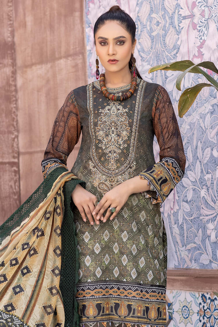 Zebaish Chunri Emb Lawn`22 D#03