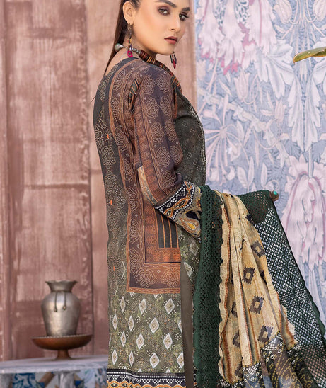Zebaish Chunri Emb Lawn`22 D#03