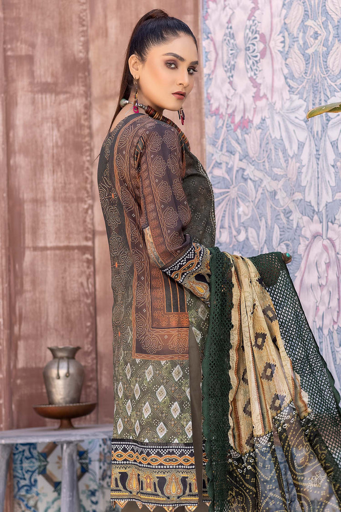 Zebaish Chunri Emb Lawn`22 D#03