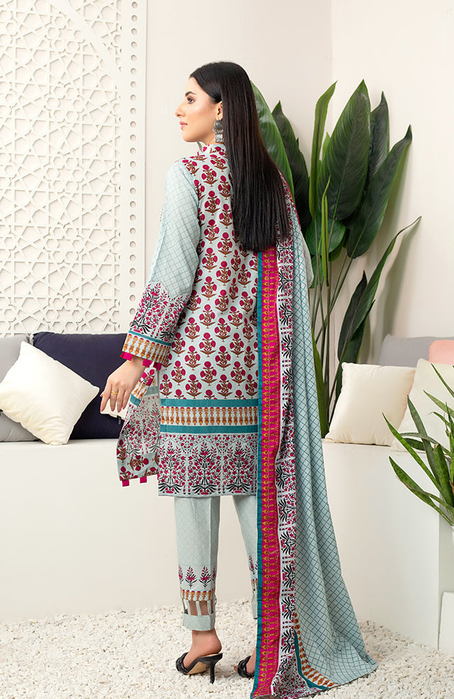 Al Zohaib Monsoon Lawn'22 D#7051 Grey