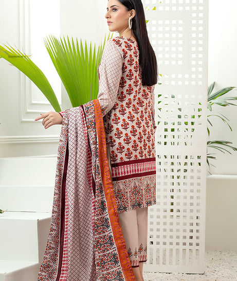 Al Zohaib Monsoon Lawn'22 D#7051 Peach
