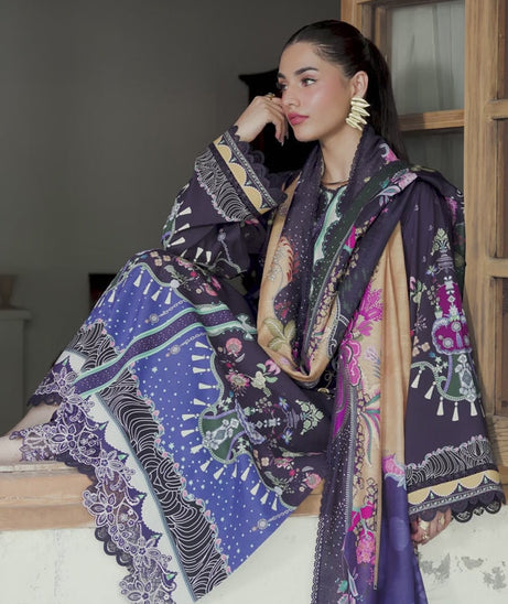 Qalamkar QPrints Unstitched`25 QW#4-A