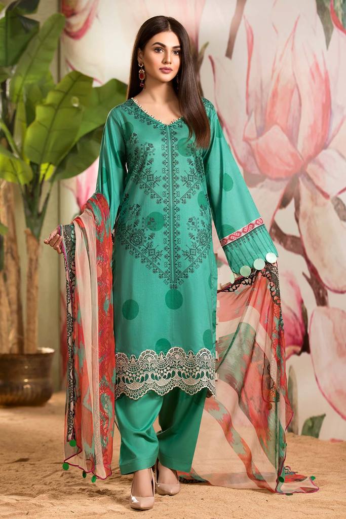 Sheen Emb Lawn`21 (Vol-1) SH#2