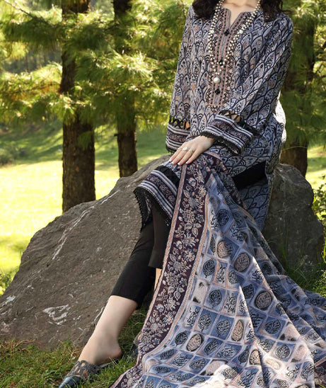 Gul Ahmed Winter Collection`21 TK#12003