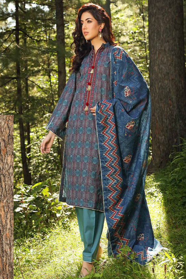 Gul Ahmed Winter Collection`21 TK#12004