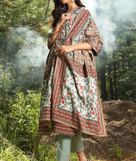 Gul Ahmed Winter Collection`21 TK#12012A