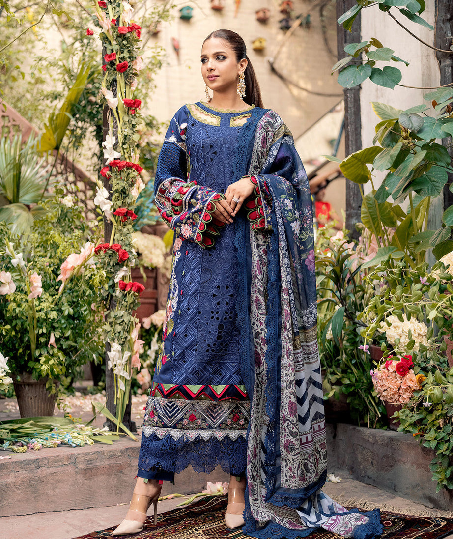 Maryam Hussain Luxury Lawn`23 D#02 (ZIMMEL)