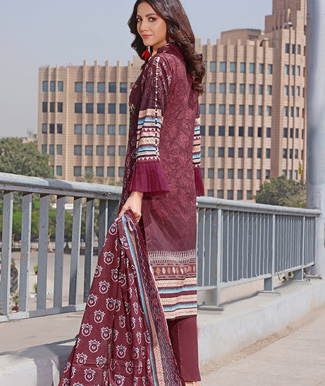Al-Zohaib Rang Emb Lawn'22 D#3