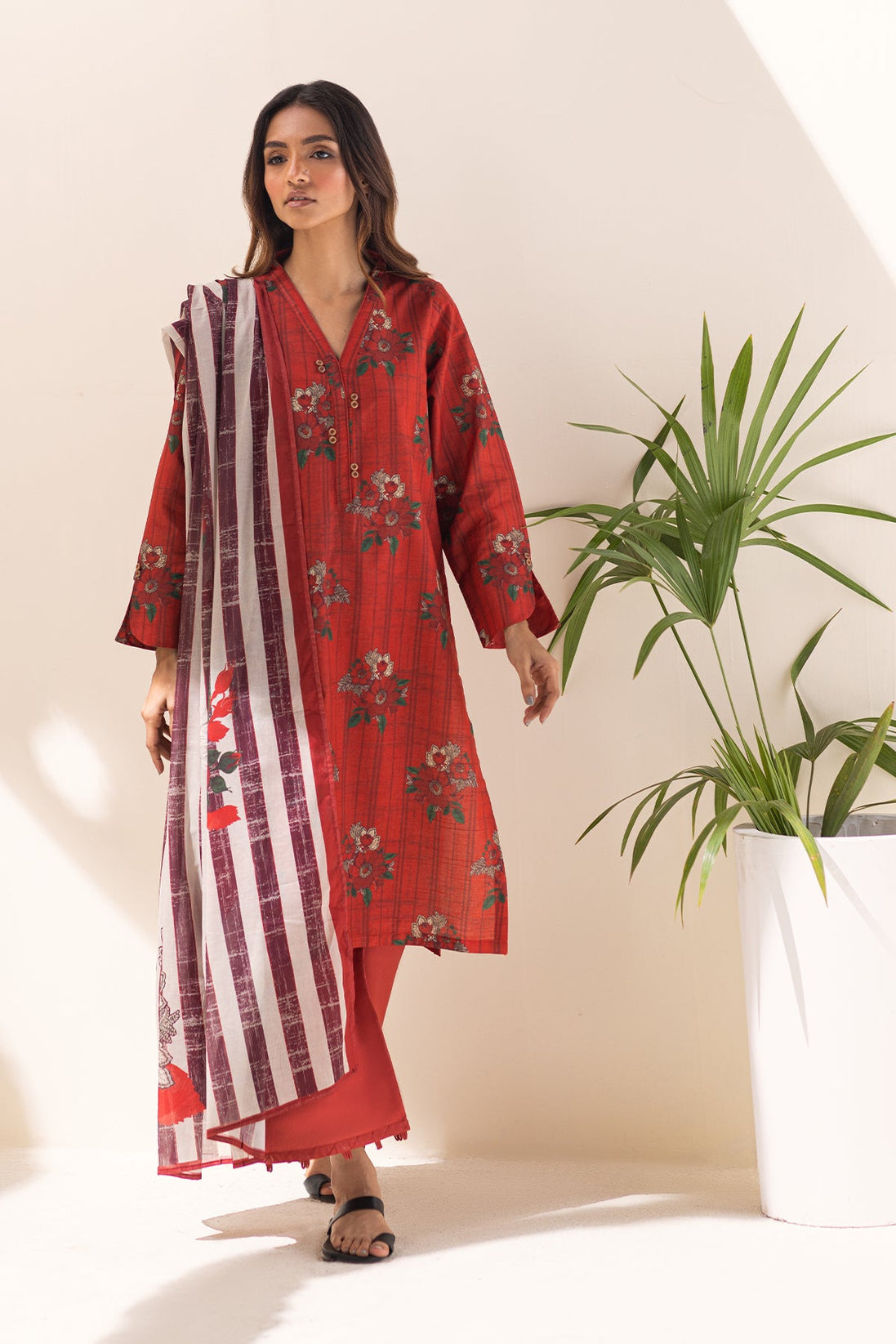 Sahar Cotton Slub Lawn`23 D#04
