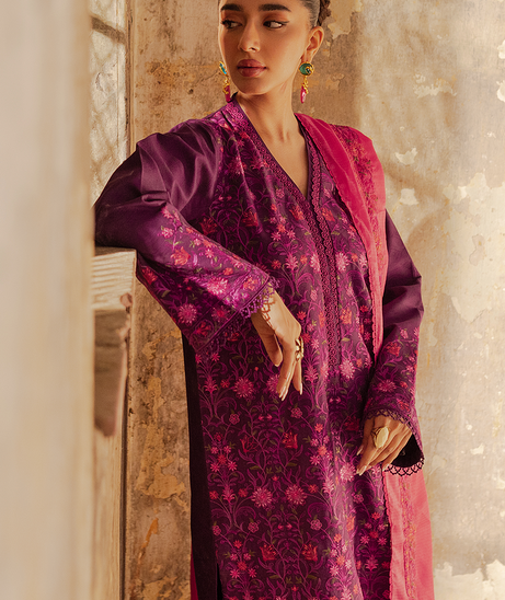 Raj Bari Exclusive S/S Lawn'24 D#1-B