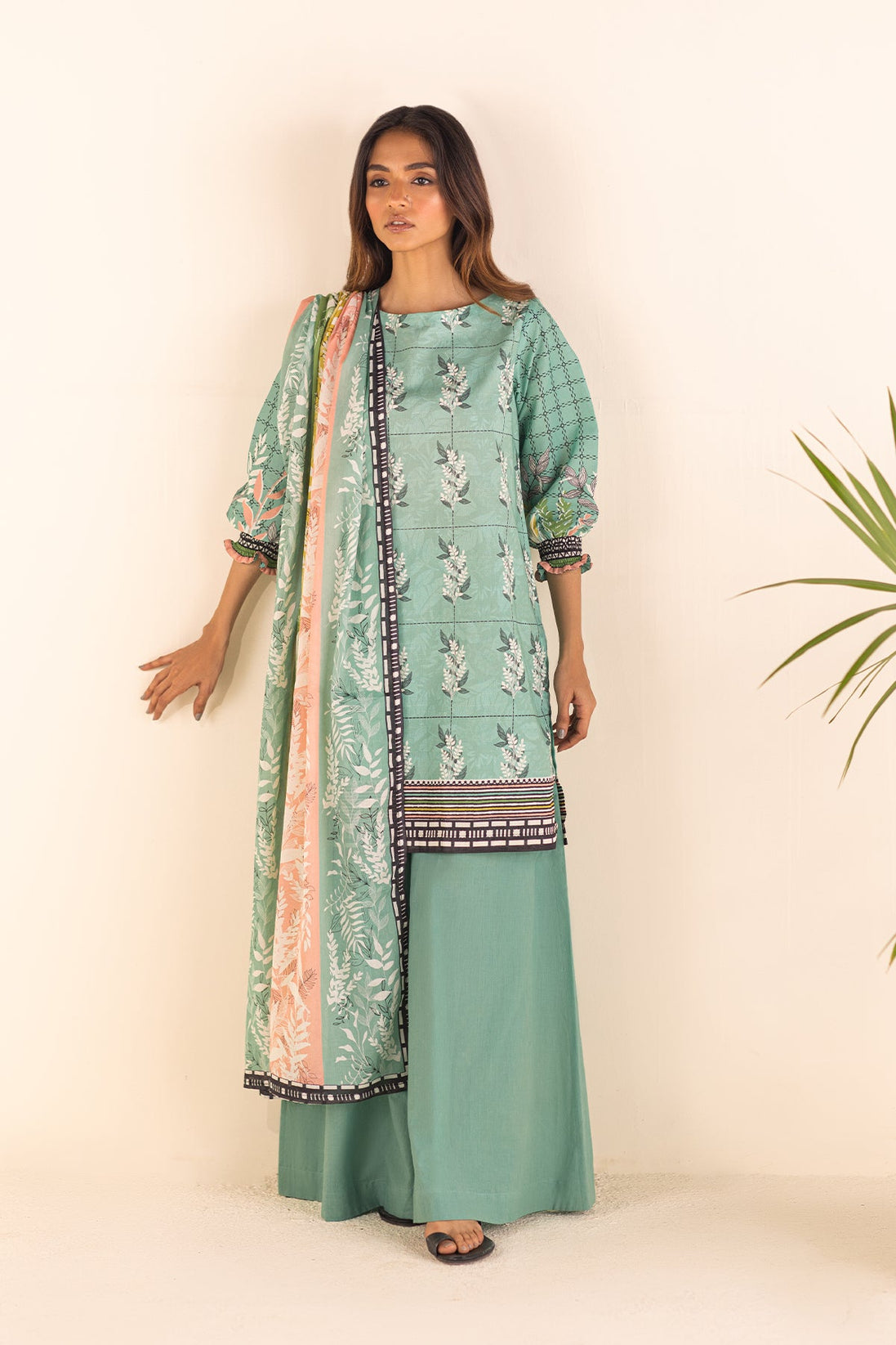 Sahar Cotton Slub Lawn`23 D#05