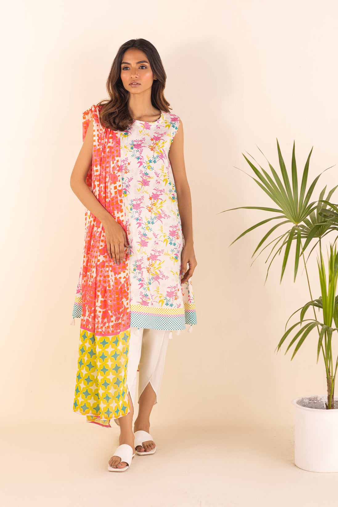 Sahar Cotton Slub Lawn`23 D#01