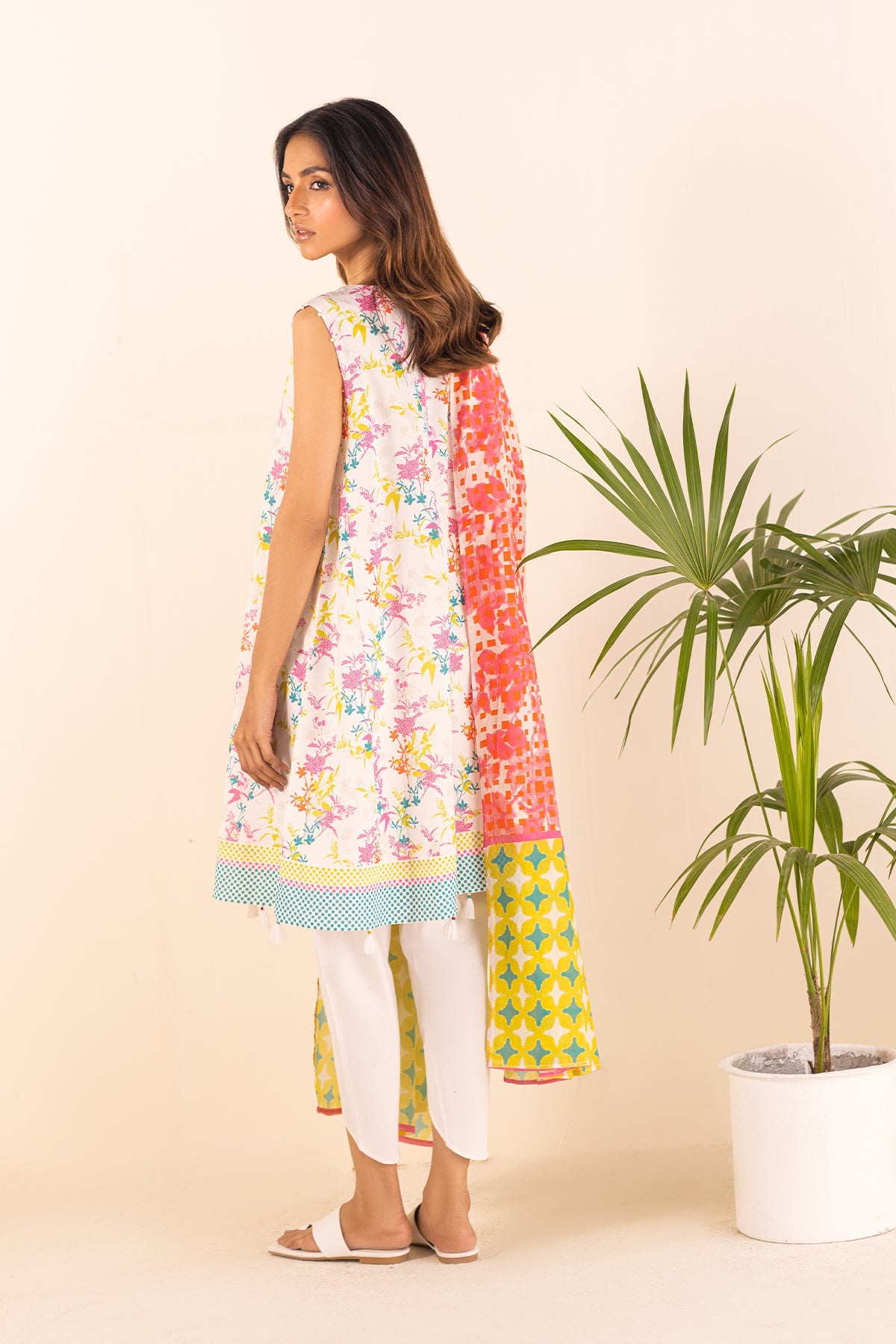 Sahar Cotton Slub Lawn`23 D#01
