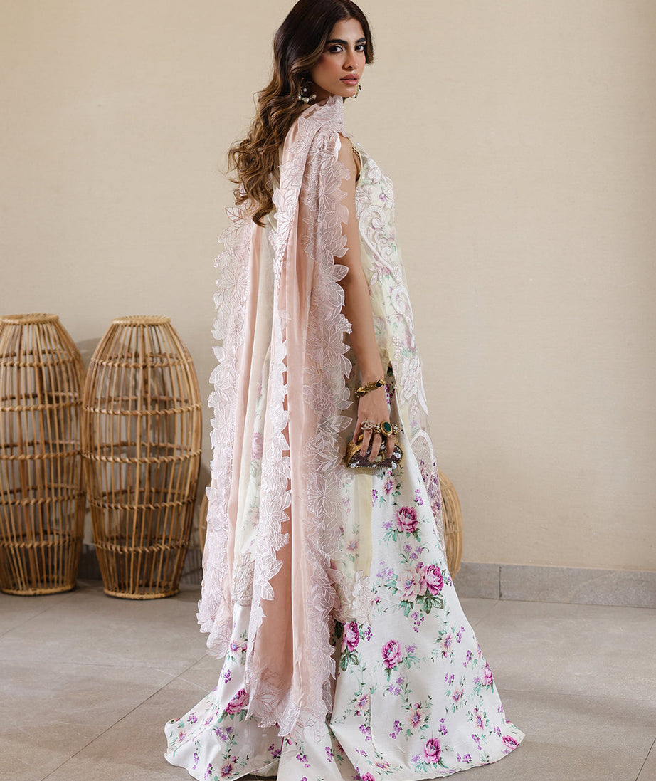 Faiza Faisal Marine Luxury Lawn`25 ELISHA