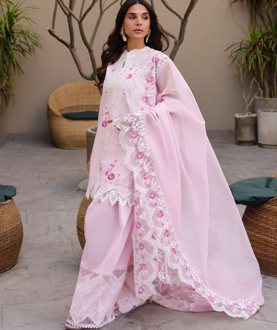 Faiza Faisal Marine Luxury Lawn`25 RENA