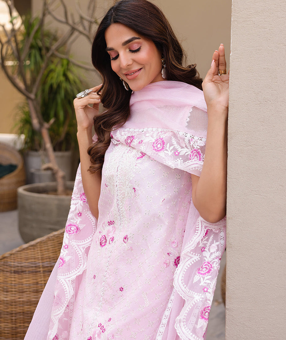 Faiza Faisal Marine Luxury Lawn`25 RENA