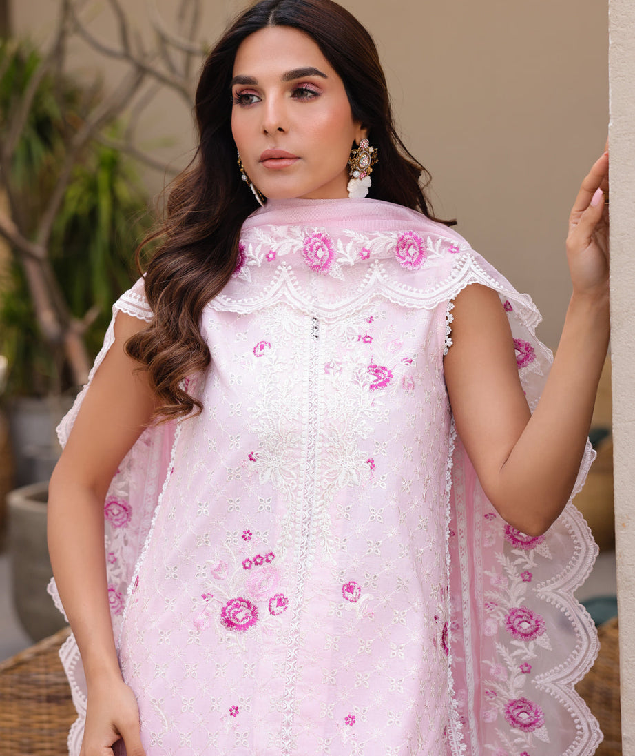 Faiza Faisal Marine Luxury Lawn`25 RENA