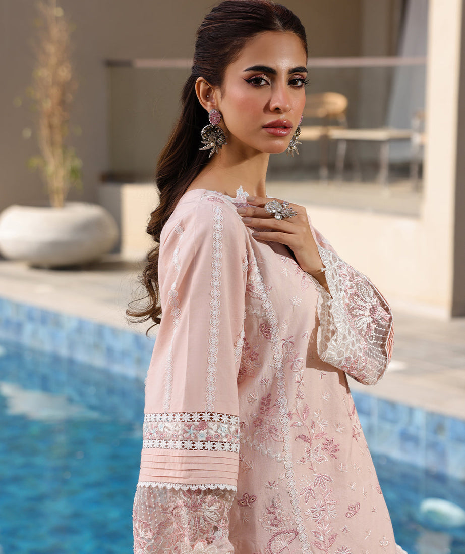 Faiza Faisal Marine Luxury Lawn`25 MARIA