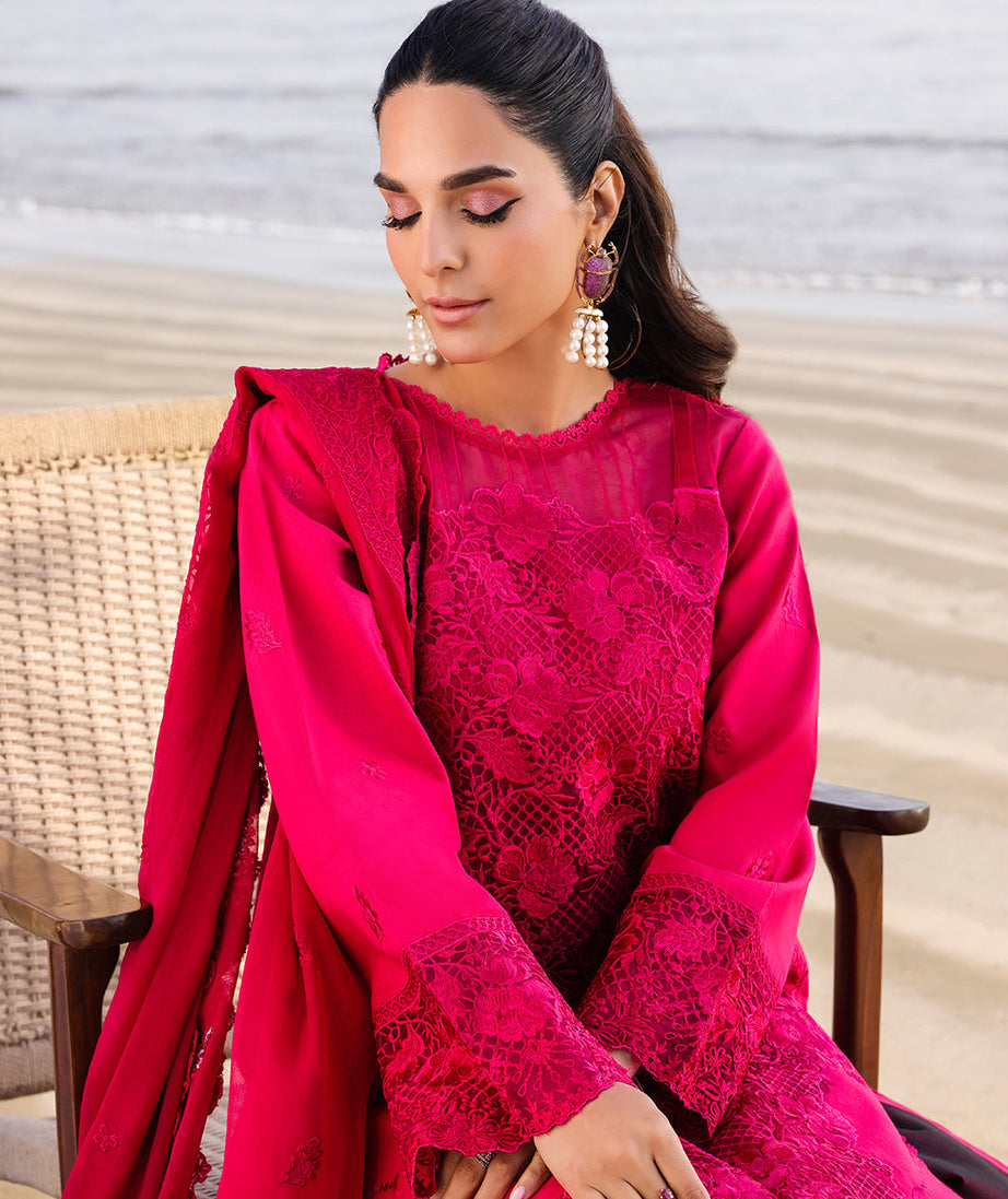 Faiza Faisal Marine Luxury Lawn`25 AROHA