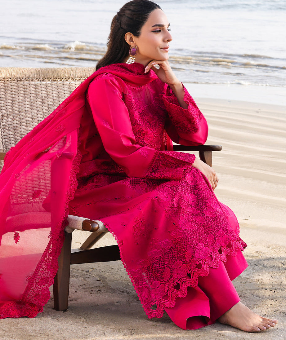 Faiza Faisal Marine Luxury Lawn`25 AROHA
