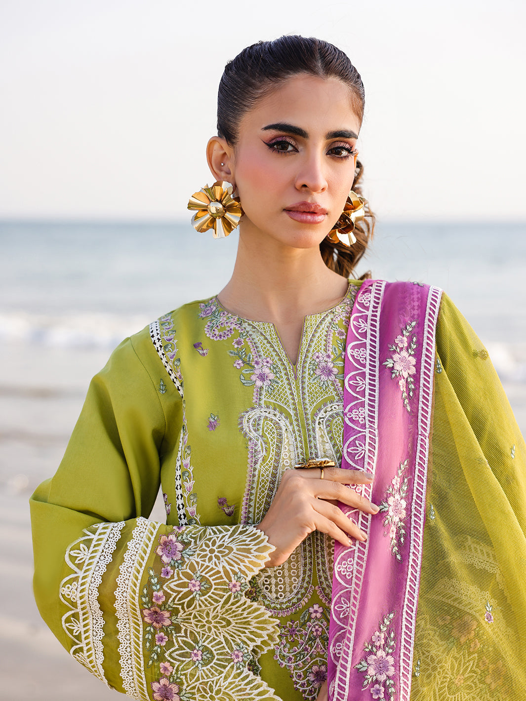 Faiza Faisal Marine Luxury Lawn`25 HINA