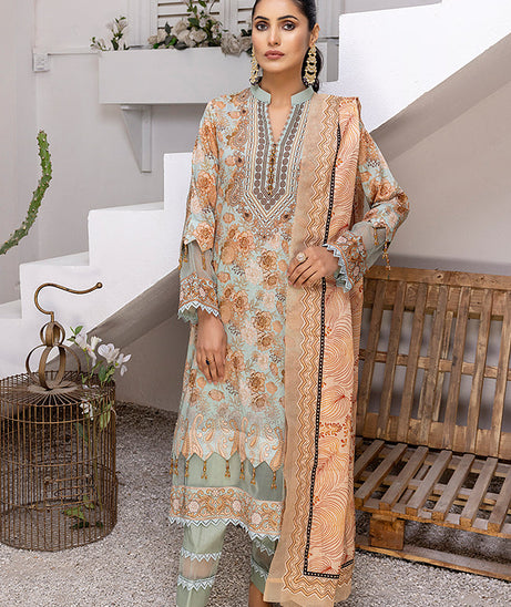 Al Zohaib Coco Print Lawn`22 D#3-A