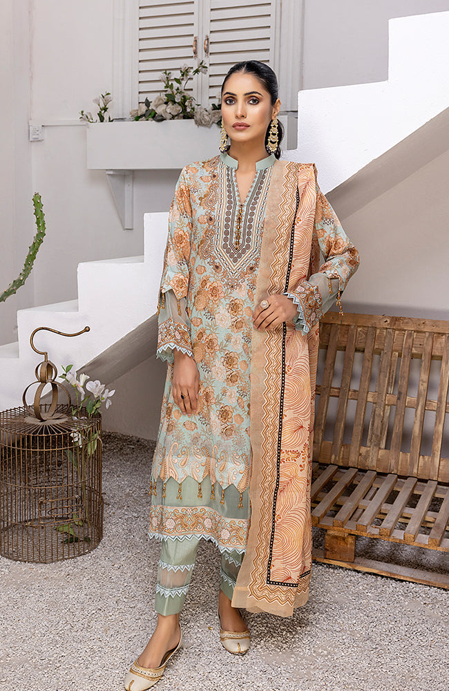 Al Zohaib Coco Print Lawn`22 D#3-A