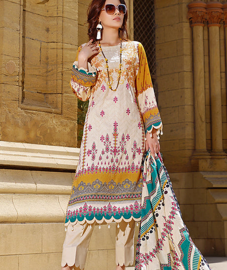 Al-Zohaib Rang Emb Lawn'22 D#4