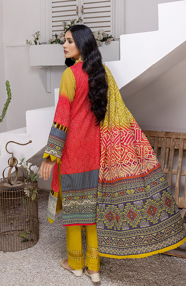 Al Zohaib Coco Print Lawn`22 D#4