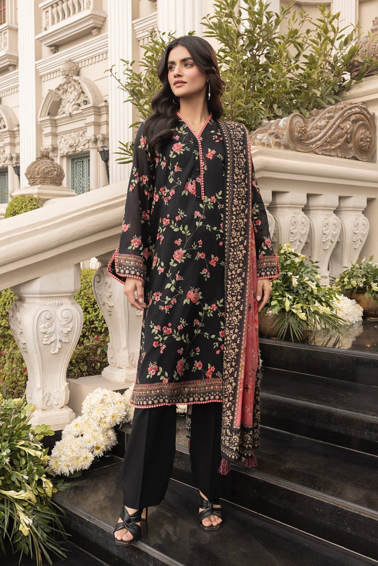 Lakhany Print L/Chiffon`25 LG-MM-260