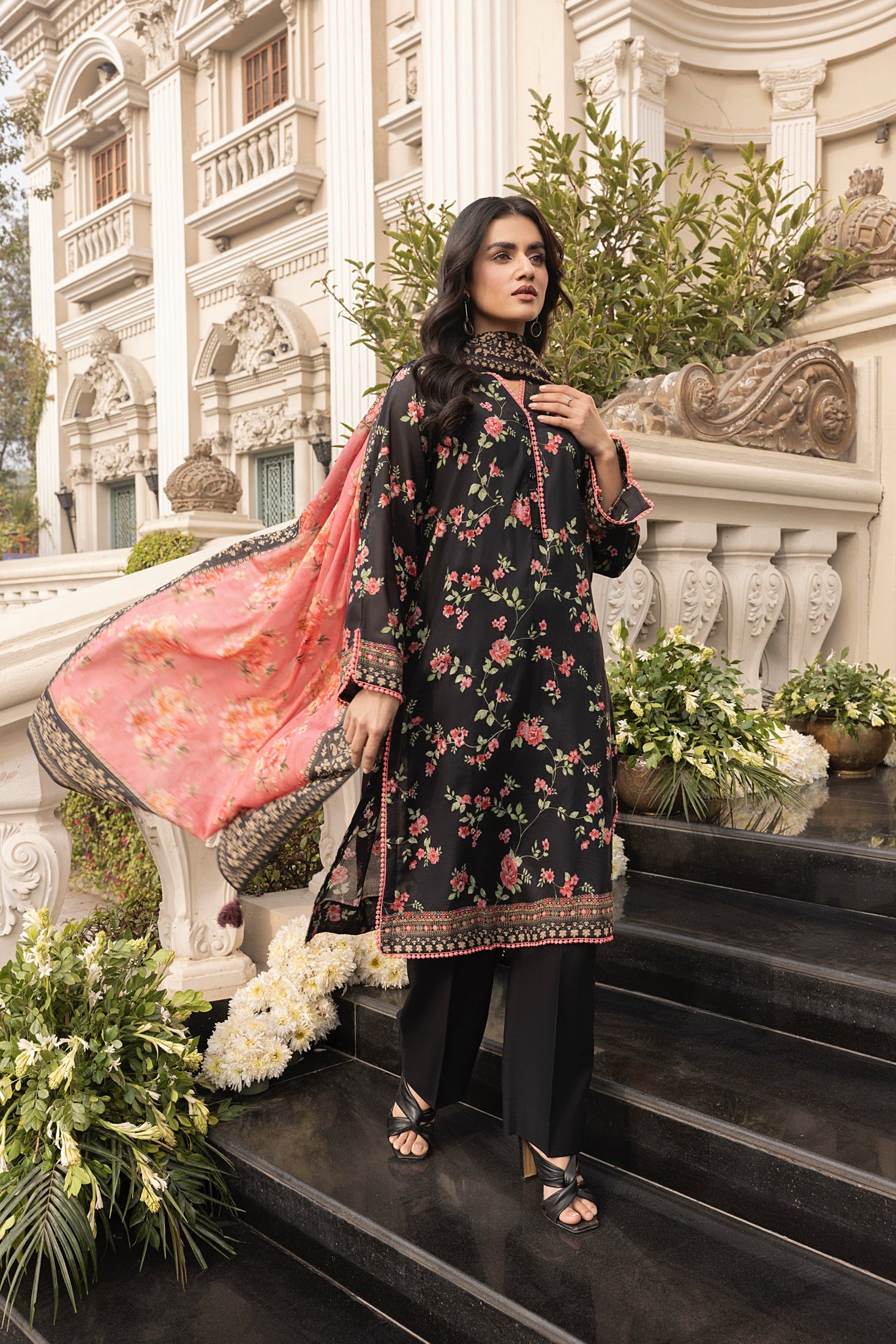 Lakhany Print L/Chiffon`25 LG-MM-260