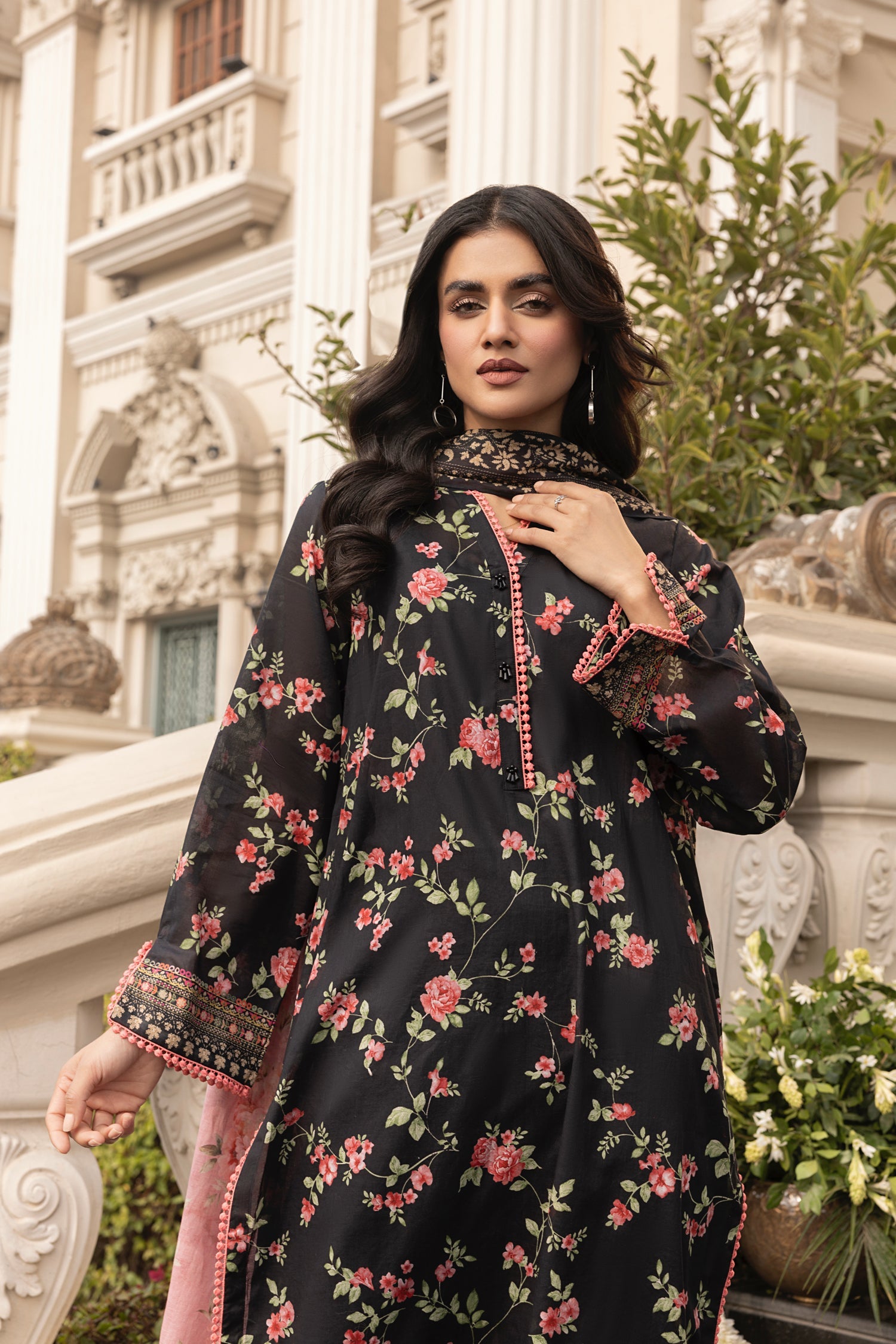 Lakhany Print L/Chiffon`25 LG-MM-260