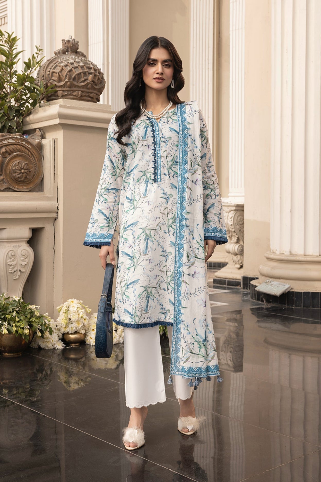 Lakhany Print L/Chiffon`25 LG-MM-261