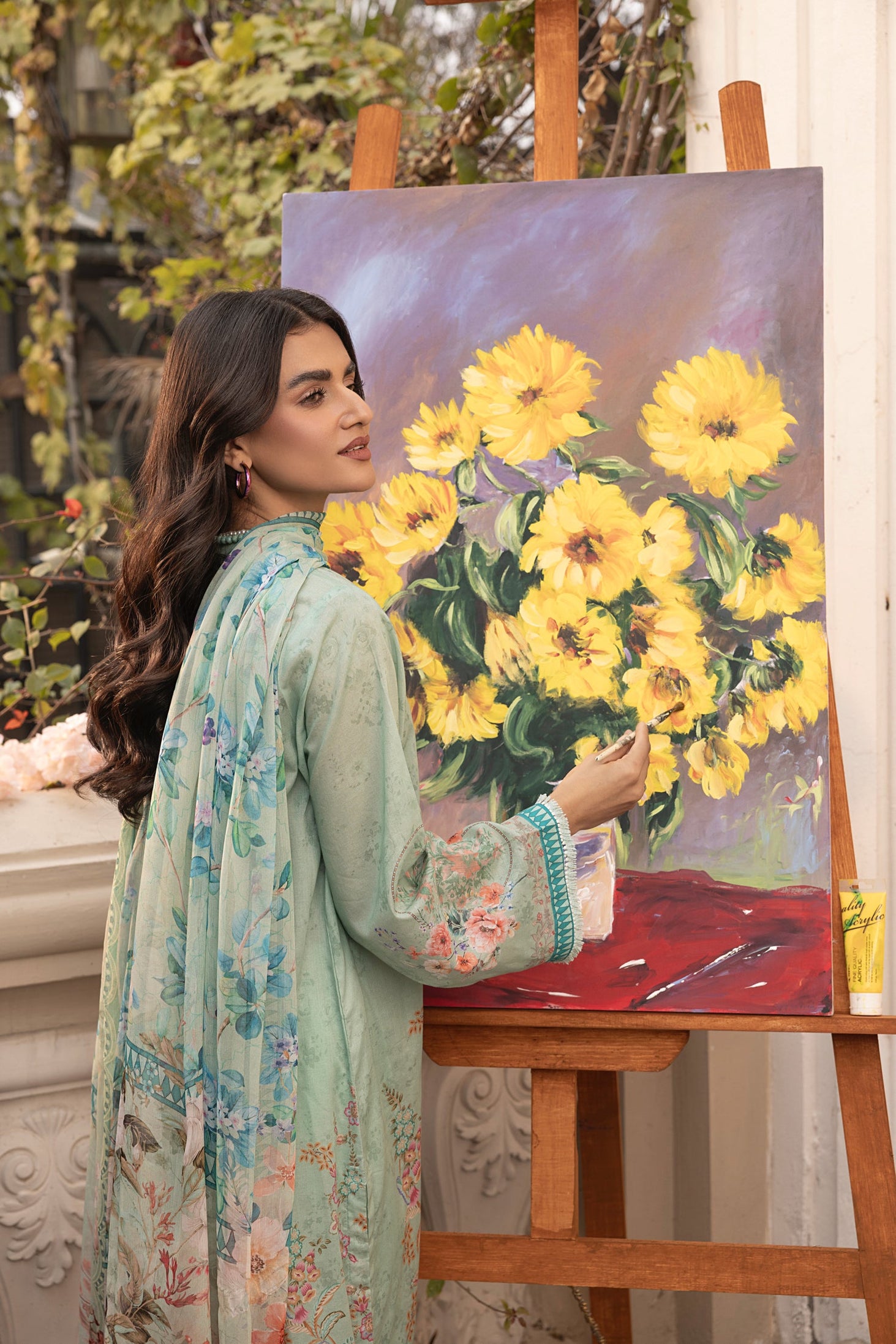 Lakhany Print L/Chiffon`25 LG-MM-300