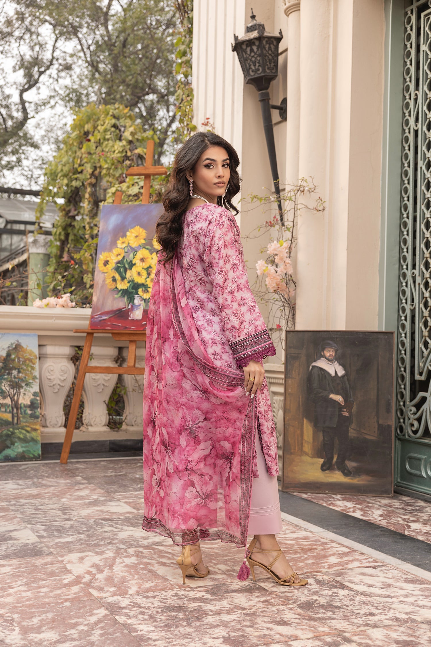 Lakhany Print L/Chiffon`25 LG-MM-301