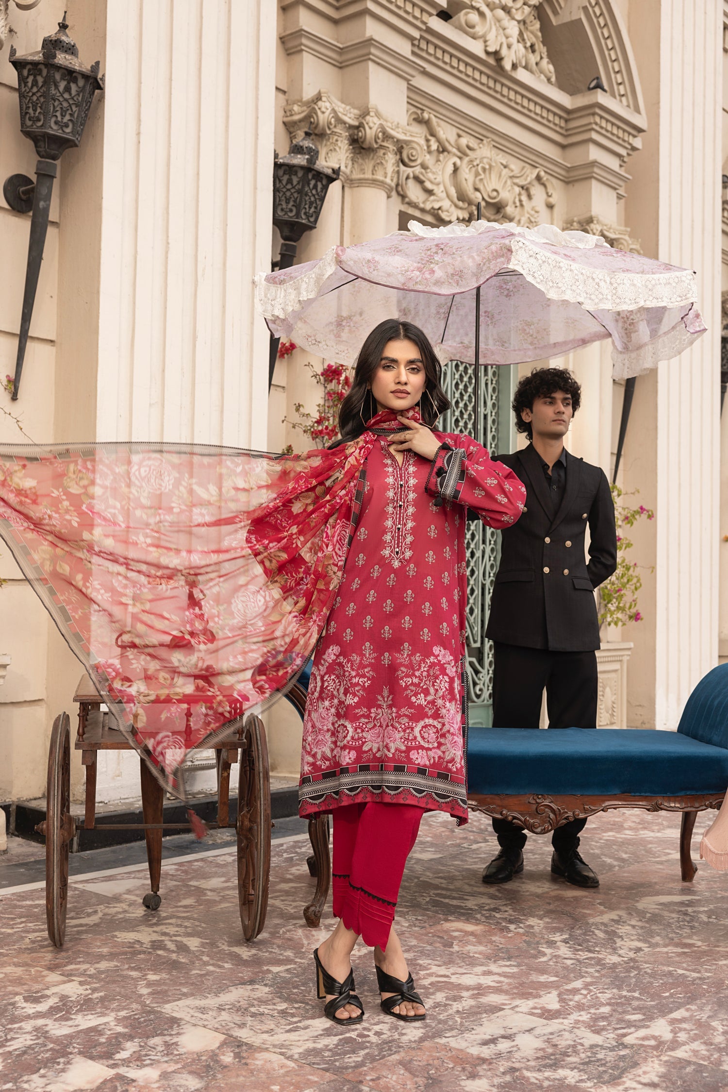 Lakhany Print L/Chiffon`25 LG-MM-304