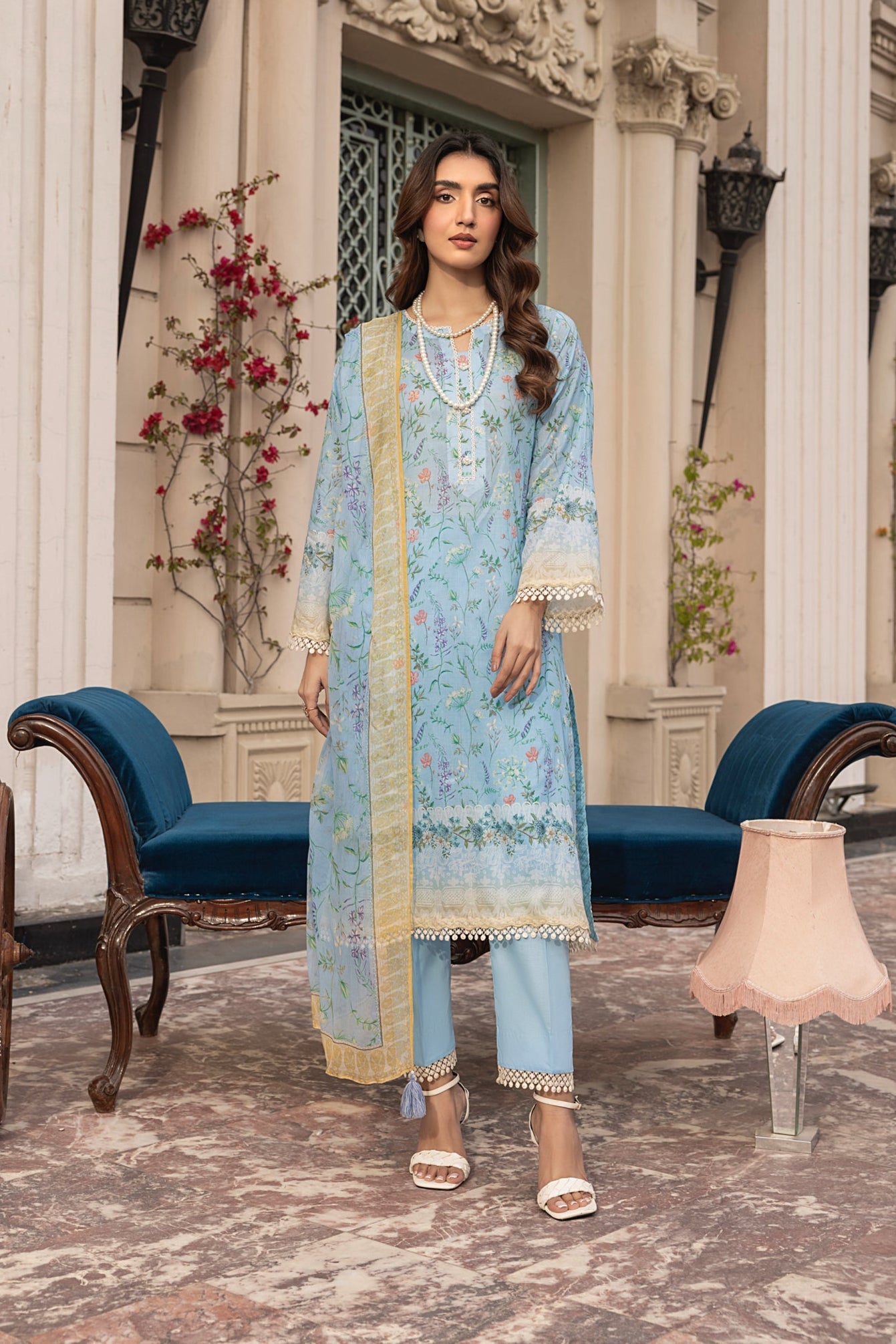 Lakhany Print L/Chiffon`25 LG-MM-307